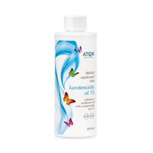 Olejek do opalania dla dzieci z „Z Karotenoidami SPF 15”